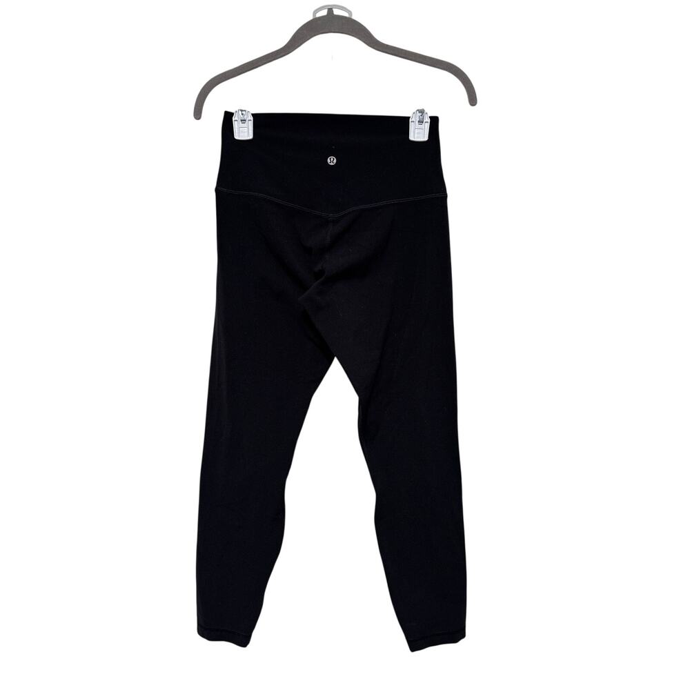 Lululemon Align Black High Rise Crop Leggings Women’s Size 8 Yoga Pants 25” - Picture 6 of 7